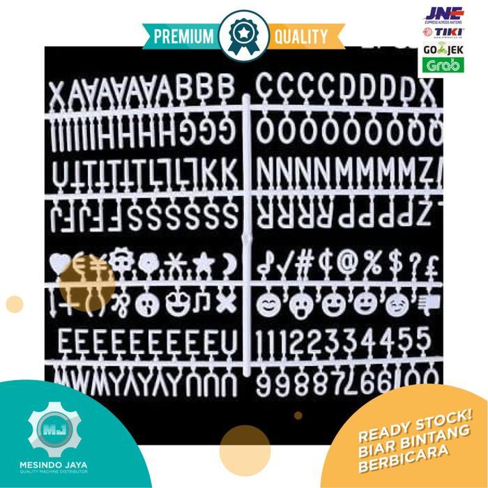 Lengkap 1 Set Felt Letter Board / Papan Huruf Cafe, Papan Nama Bayi