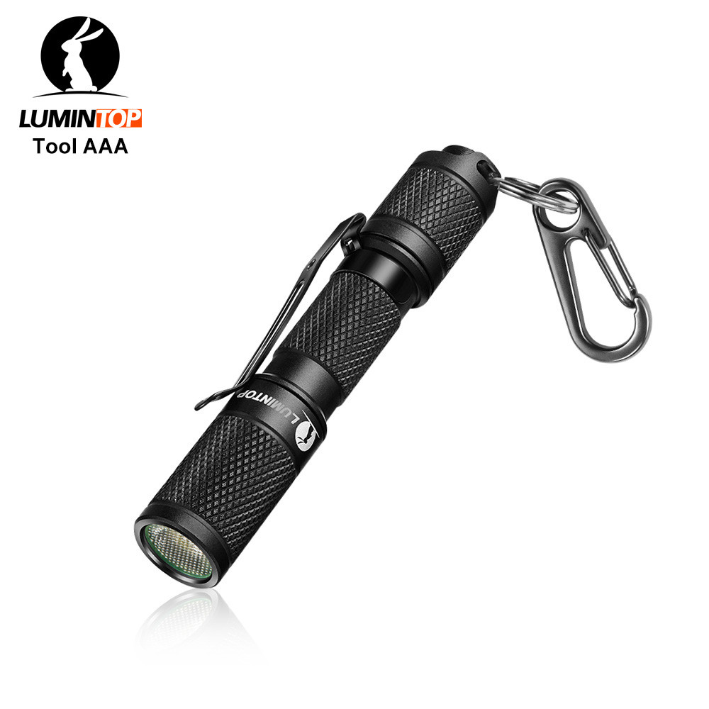 LUMINTOP EDC Mini Flashlight Tool AAA 3 Outputs IP68 Waterproof High-Power LED Easy to Carry 110 Lum