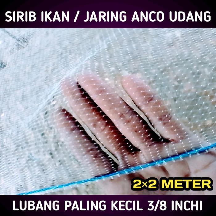 SIAPKIRIM Sirib ikan / hancau / jaring anco udang lunjar teri jaring tangkul ikan ukuran 22 meter