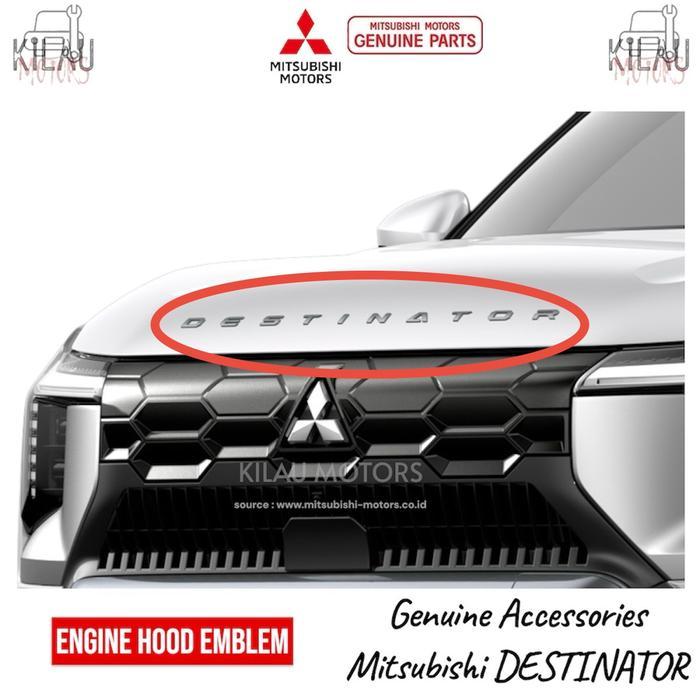 ENGINE HOOD EMBLEM DESTINATOR AKSESORIS ACCESSORIES ORIGINAL MITSUBISHI MZ336253