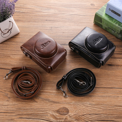 Portable camera bag PU leather case Cover BOX for Leica C-LUX D-LUX7 D-LUX 7 D-LUX6 D-LUX5 D6 D5 D4 