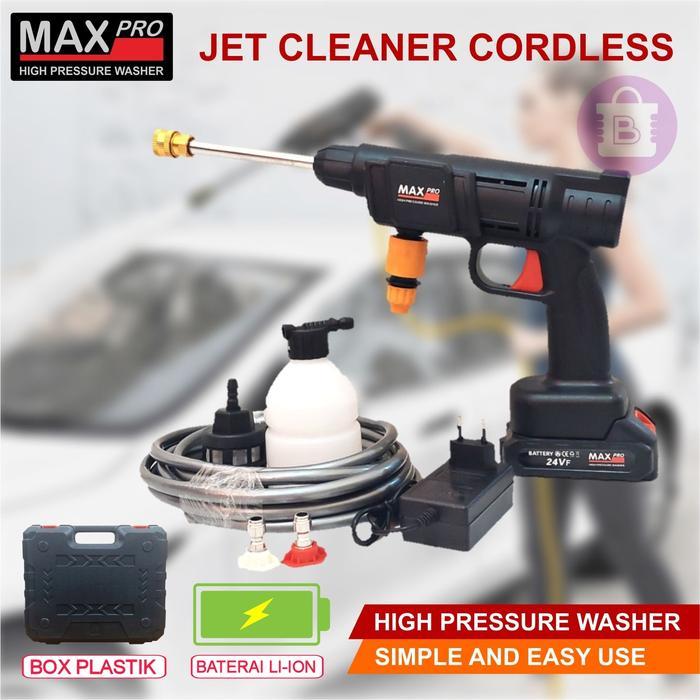 Jet Cleaner Baterai Cordless Semprotan Air Cuci Mobil / Motor / Ac