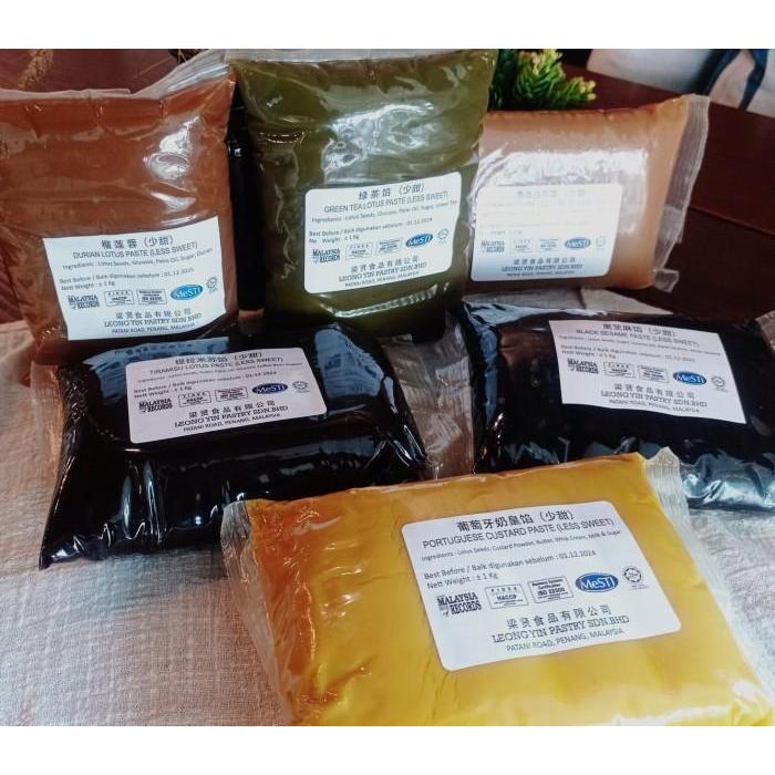 Moon Cake Filling Leong Yin Less Sweet 1 Kg Isian Kue Bulan Mooncake