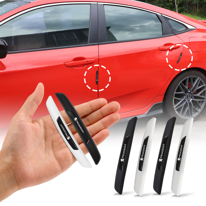 Peugeot Car Accessories Rubber Anti Collision Stickers Door Bumper For Peugeot 208 308 206 307 207