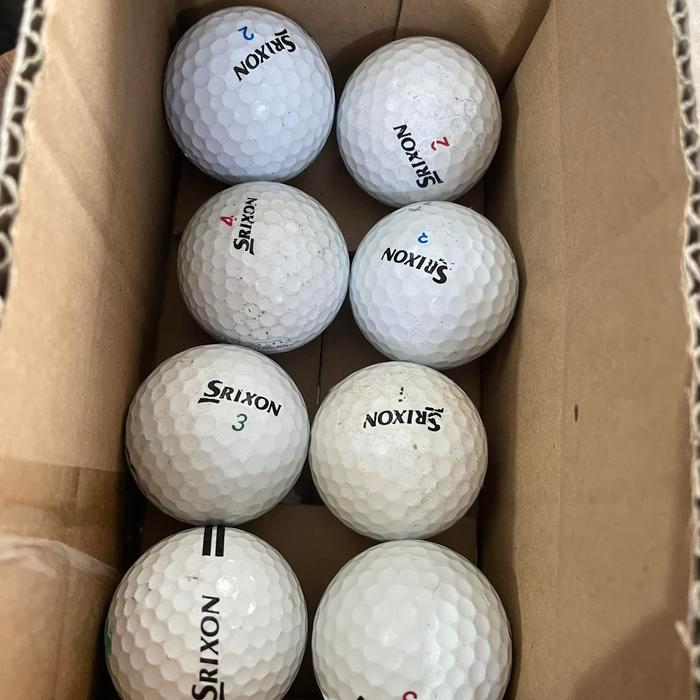 Bola golf bekas 8pcs merek titleist