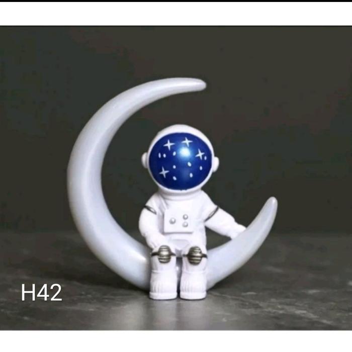 Cake Topper ASTRONOT BULAN Hiasan Kue Motif Topper ROCKET Angkasa Planet