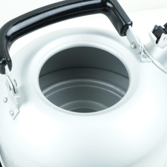 Teko Bunyi Listrik Maspion 22 Aluminium Silver - Teko pemanas air