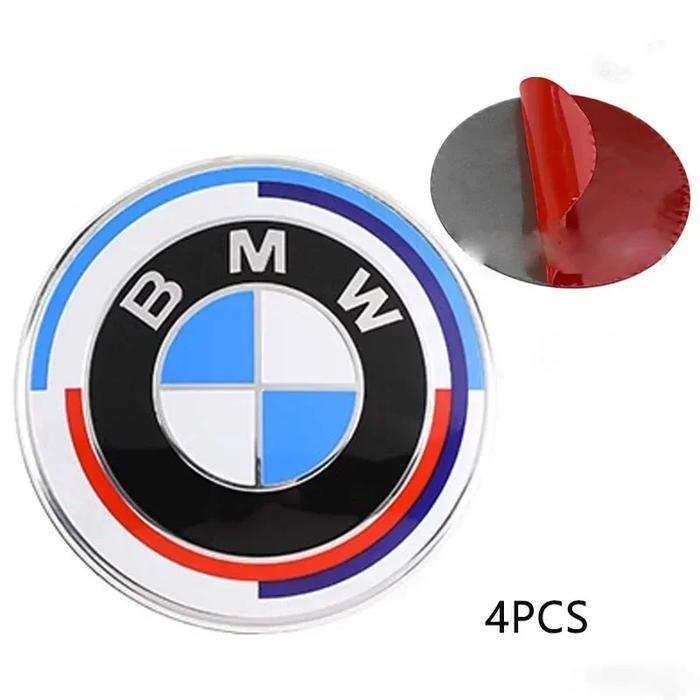 56/60/65/70MM CAR BADGE WHEEL CENTER COVER STICKERS HUB CAPS DECAL BMW M Z4 M3 M5 M6 X3 E46 E90 E39