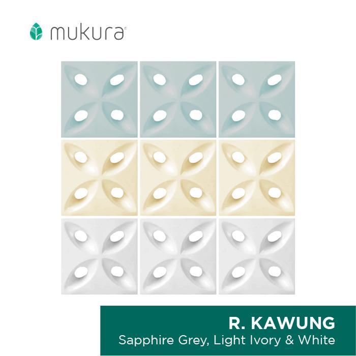 Roster Keramik Anti Tampias Hujan Mukura Kawung 20X20Cm Populer