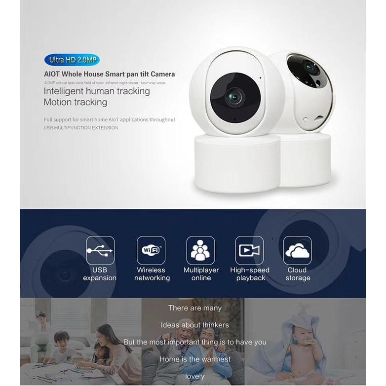 Eyesec Indoor Cctv Ptz Wireless Smart Ip Camera Fhd Wifi Icsee H50