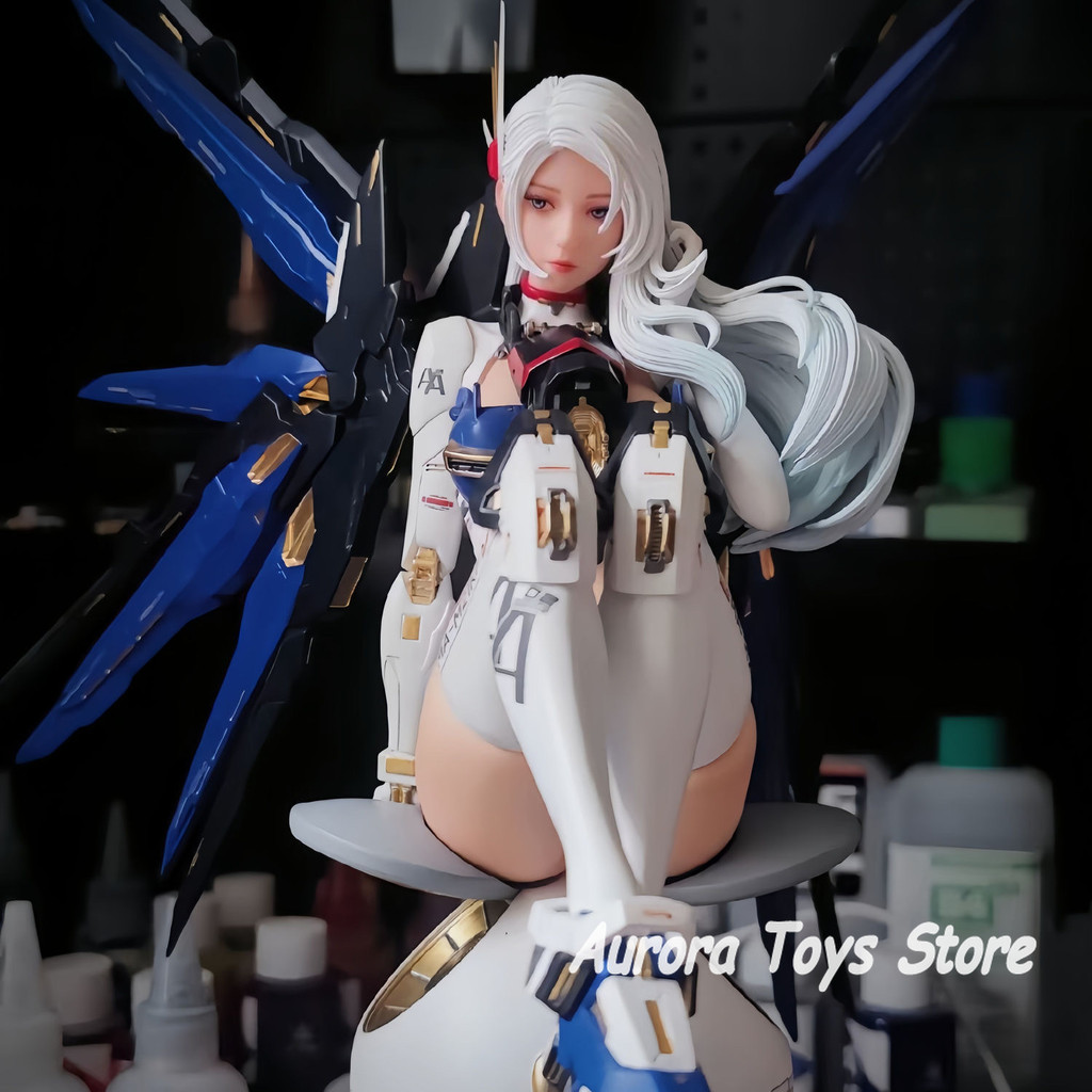 36cm Anime Figure Mobile Suit Girl Figure GUNDAM Girl Figure Action Figures Pvc Statue Collection