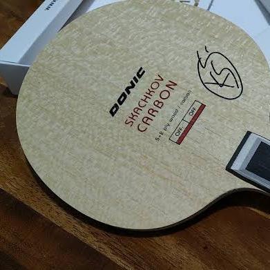READY KAYU BET TENIS MEJA DONIC SKACHKOV CARBON ORIGINAL