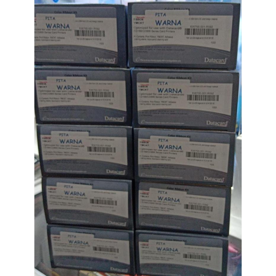 RIBBON YMCKT DATACARD CD168 PN:535700-001-R092