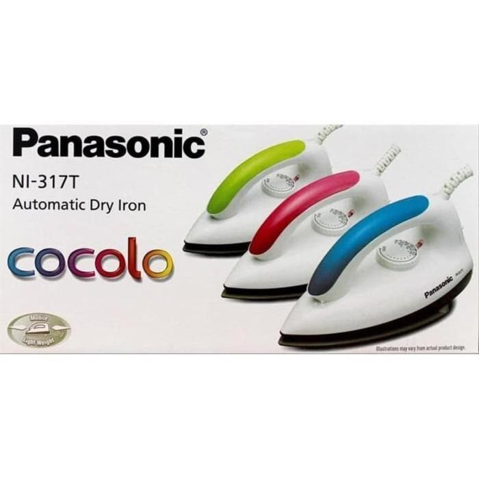 Panasonic Setrika Dry Iron Anti Lengket Ni 317 T Ni317 Ni-317 T