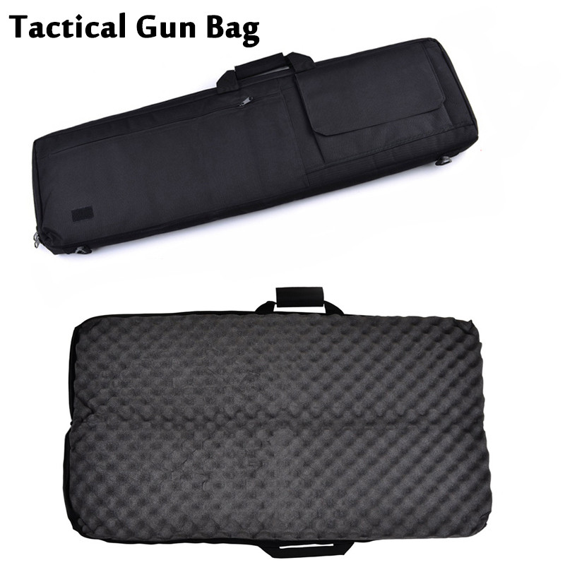 85cm / 100cm Tactical Hunting Gun Bag Airsoft Paintball Sniper Rifle Gun Case Shoulder Bag With