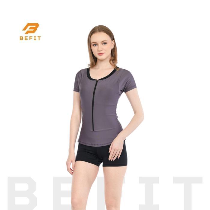 Baju Renang Diving Swimsuit Wanita Dewasa One Piece Resleting Jumbo