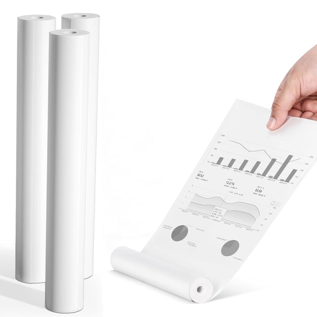 8.5"X11"Us Thermal Paper Quick-Dry Rolling Papers Compatible With A4 Thermal Printer For Study