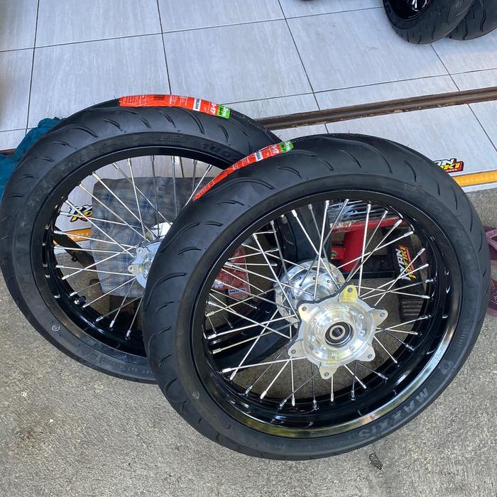 Velg crf supermoto ukuran 250 300 rossi ban maxxis
