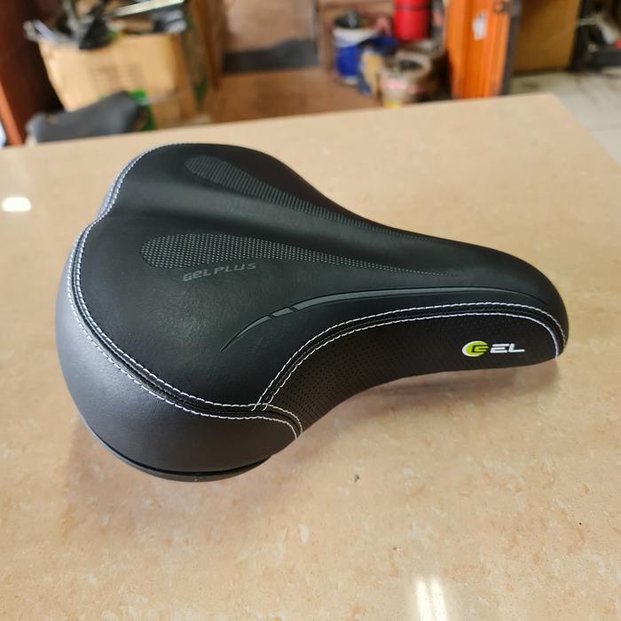 Sadel Gel Comfy Polygon Plus Per Double Sepeda Gunung MTB Lipat Saddle