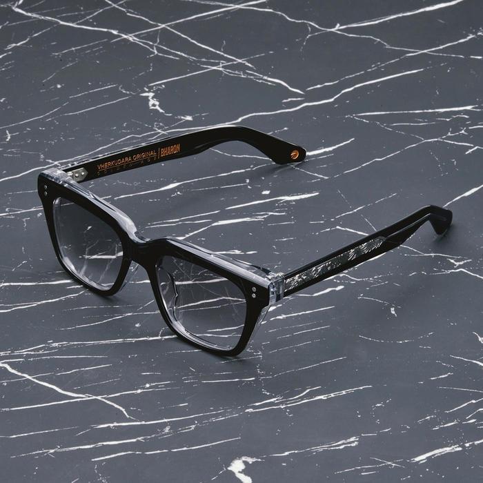 VHERKUDARA - BHARON CRYSTAL CLEAR Frame Kacamata Fashion Original