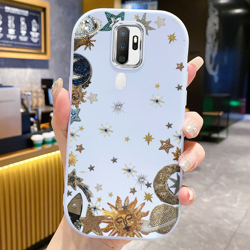 Casing Hp Untuk OPPO A5 2020 A9 2020 Case Casing Matahari Luar Angkasa pola Kesing HP Cesing bulat g