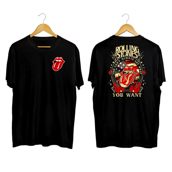 Kaos Anak Musik Band The Rolling Stones Sablon DTF