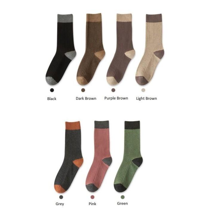 KK156 Kaos kaki Wanita Vintage Classic Women Socks