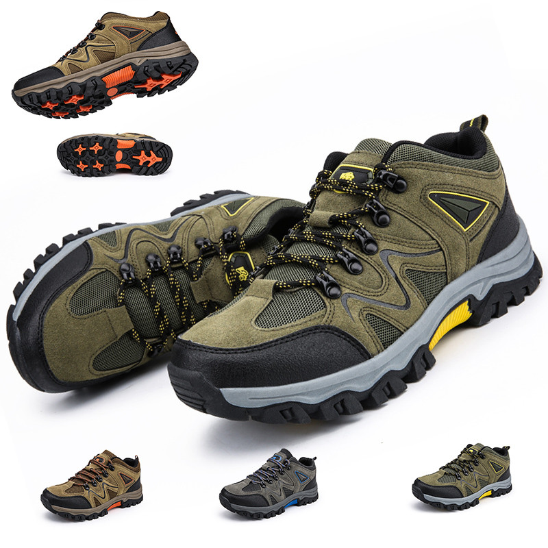 Men'S Hiking Anti-Veet Outdoor Hiking Shoes Travel Hiking Sports Shoes Outdoor Sports Casual Shoes