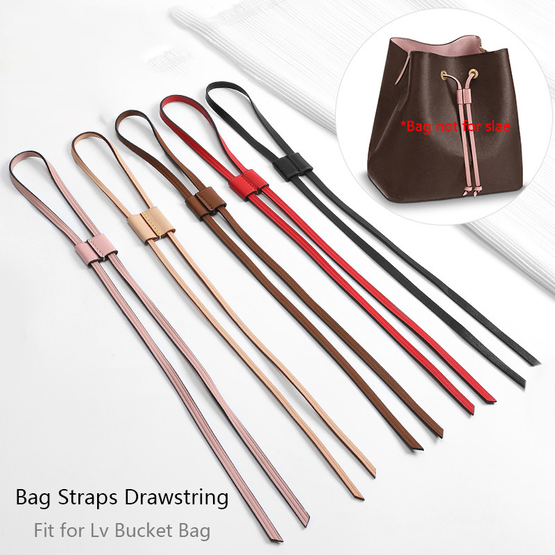 Bag Straps Drawstring For Lv Bucket Bag Replacement Tension Cords Bags Shoulder Slide Lock Buckle