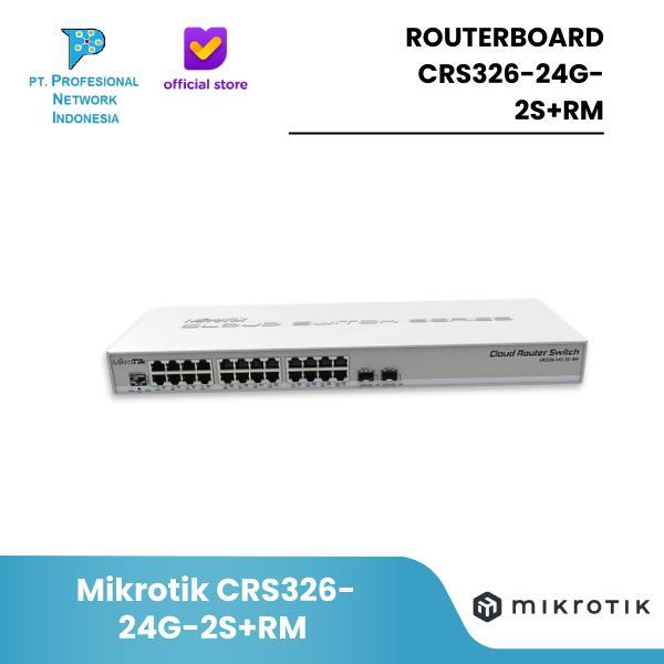 MIKROTIK CRS326-24G-2S+RM ROUTERBOARD CRS326-24G-2S+RM