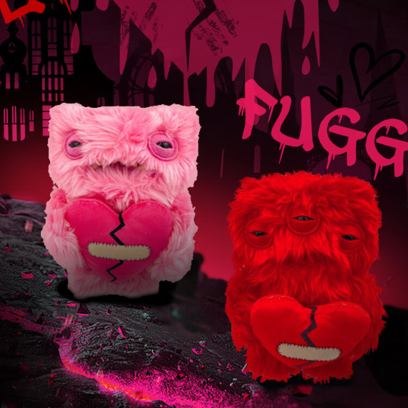 Original Fuggler Plush Toys Ugly Monster Love Monster Series Cute Tooth Monster Fill Plush Dolls