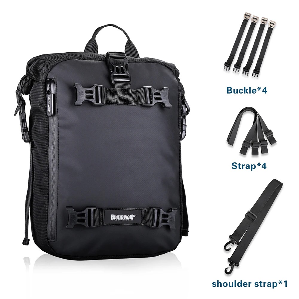 10L Or 20L Or 30L Motorcycle Rear Seat Bag Saddle Bag Luggage Pack Multifunction Shoulder Bag