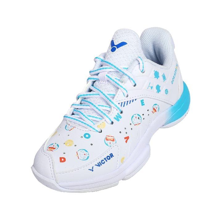 Sepatu Badminton Victor Junior Doraemon P-DRMJR A Bright White