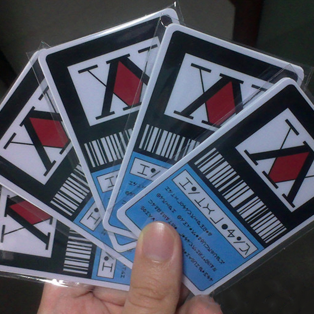 Hunter X Hunter License Card Ging Freecss Cosplay Japan Anime Hisoka Kurapika Killua Zoldyck Pvc