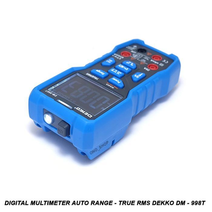 Digital Multimeter Auto Range - True Rms - Dekko Dm-998T