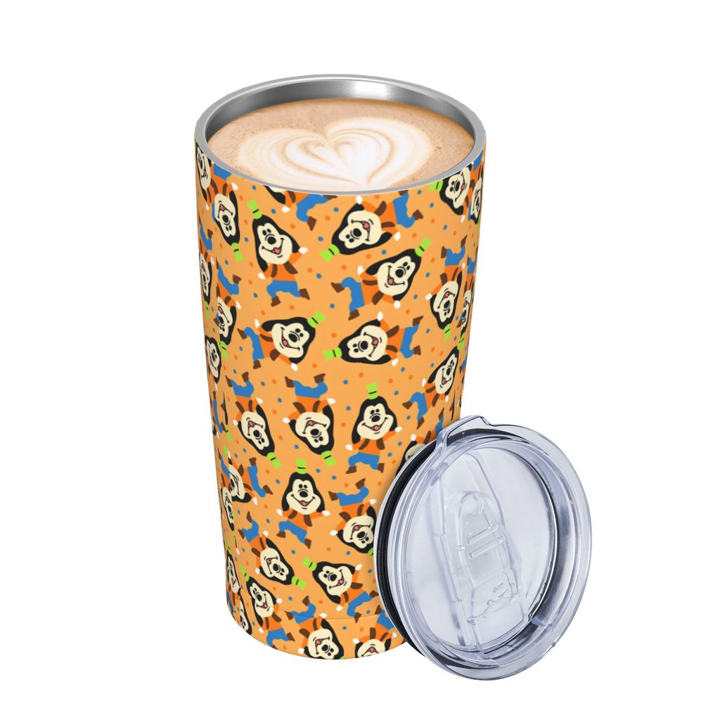 Stainless Steel Tumbler Goofy and Pluto Thermal Mug Insulated Hot Drinks Mugs Cup Travel Custom DIY