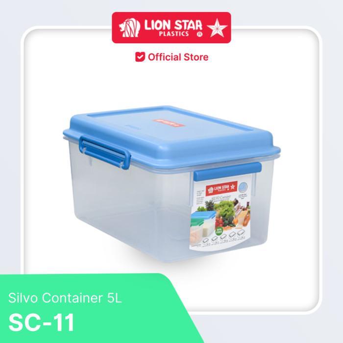 LION STAR Penyimpanan Box Kedap Udara Silvo Container 5 Liter SC-11