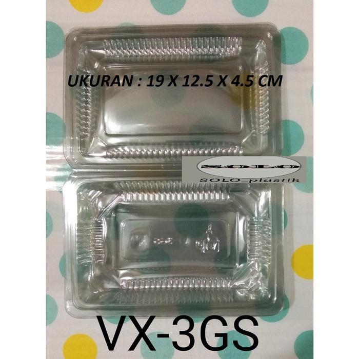 Mika Plastik (Isi 100) 19X12.5X4.5 Cm Tempat Makanan Vx3Gs