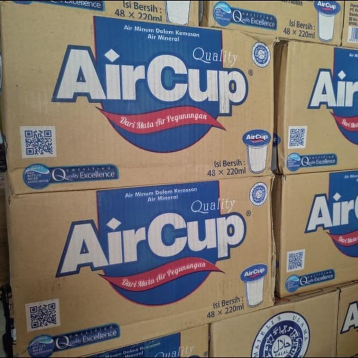 "New" Air Mineral Air Cup 220 ml Air Cup Gelas Grosir