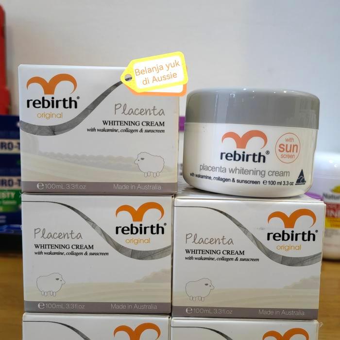 Rebirth Original Placenta Whitening Cream 100G - Made In Australia