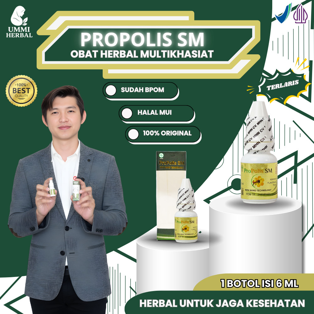Obat Rambut Rontok Psoriasis Kepala Kurap di Kepala Kulit Kepala Bersisik Ketombe - Propolis Sm