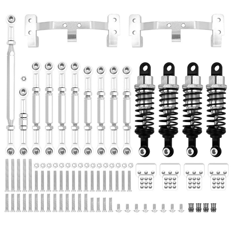 New Metal Chassis Link Rod Pull Rod for MN99S RC MN D90 Car Upgrades Parts Accessories Mount Holder