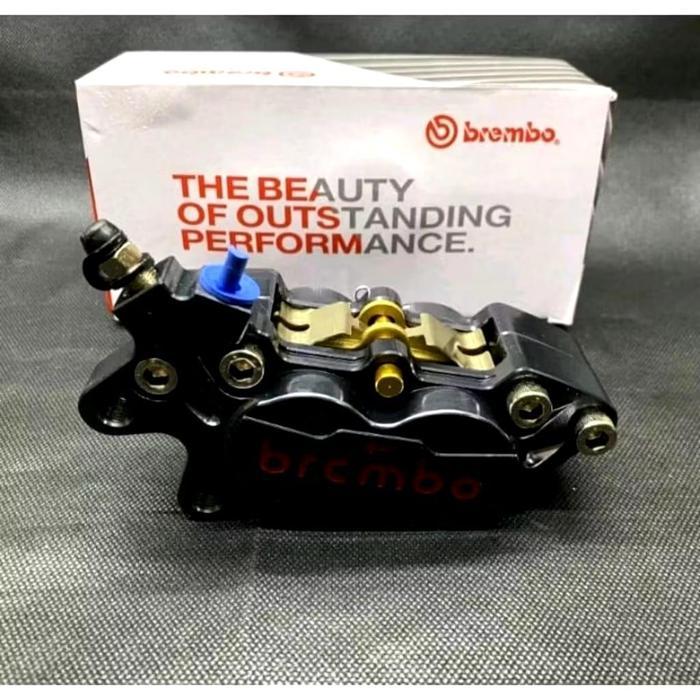 Kaliper Brembo Cnc Monoblok 4P / 4Piston Posisi Kiri Kanan Universal Motor Motorcycle