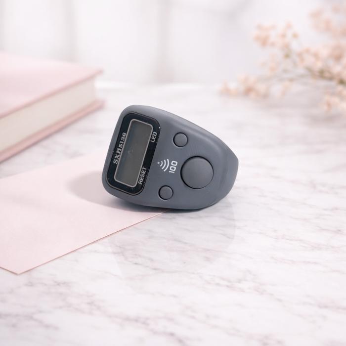 Nisa Aydrus - Tasbih Digital Cincin Amira Beep 100 Polos LED Cantik
