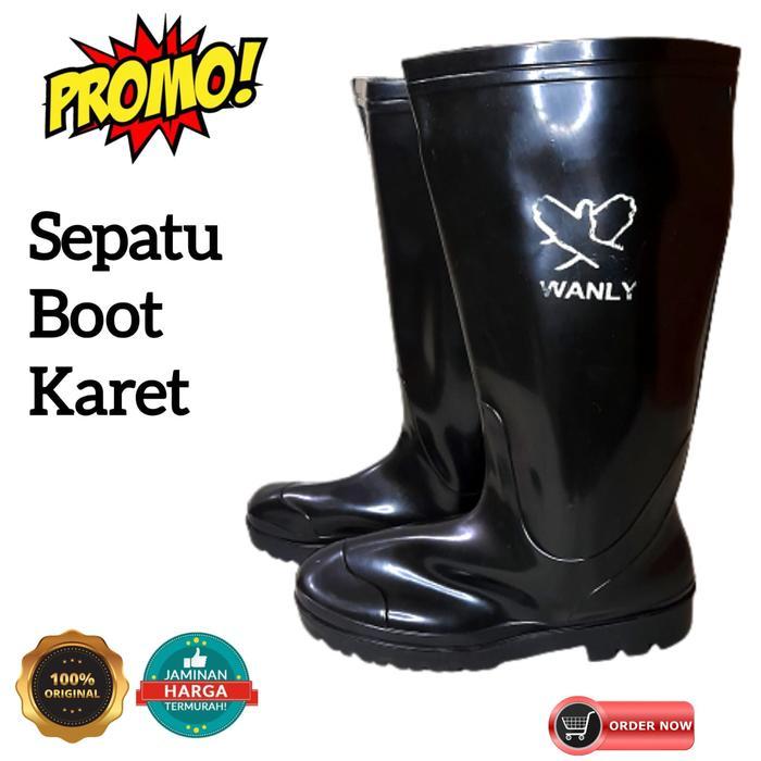 "New" Sepatu Boot Murah Sepatu Bot Petani Sepatu Boots Tahan Air Anti Slip