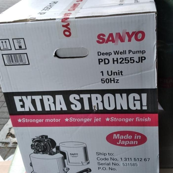 Pompa Jet Pump Sanyo 250Watt / Pompa Jet Pump Sanyo Pdh255Jp Japan