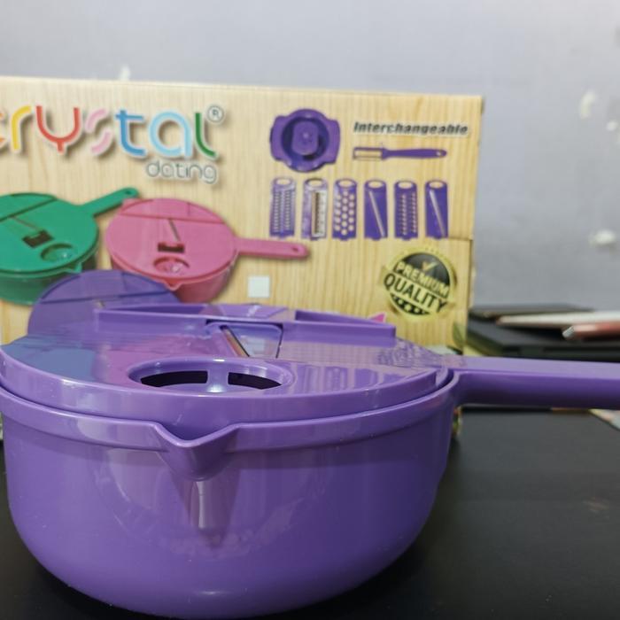 Parutan Serbaguna 12 In 1 Crystal