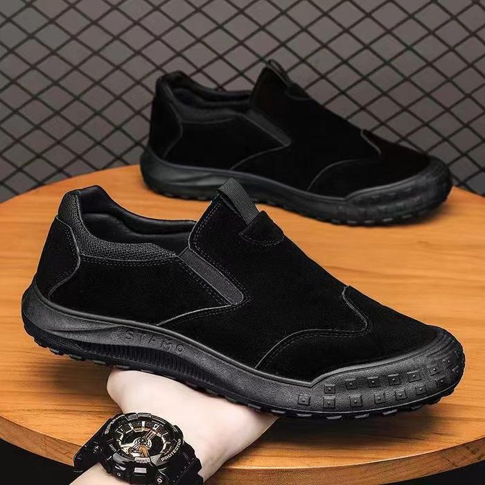 Leedoo Footwear - Sepatu Kerja Pria Sepatu Slip On Formal Outdoor Shoes