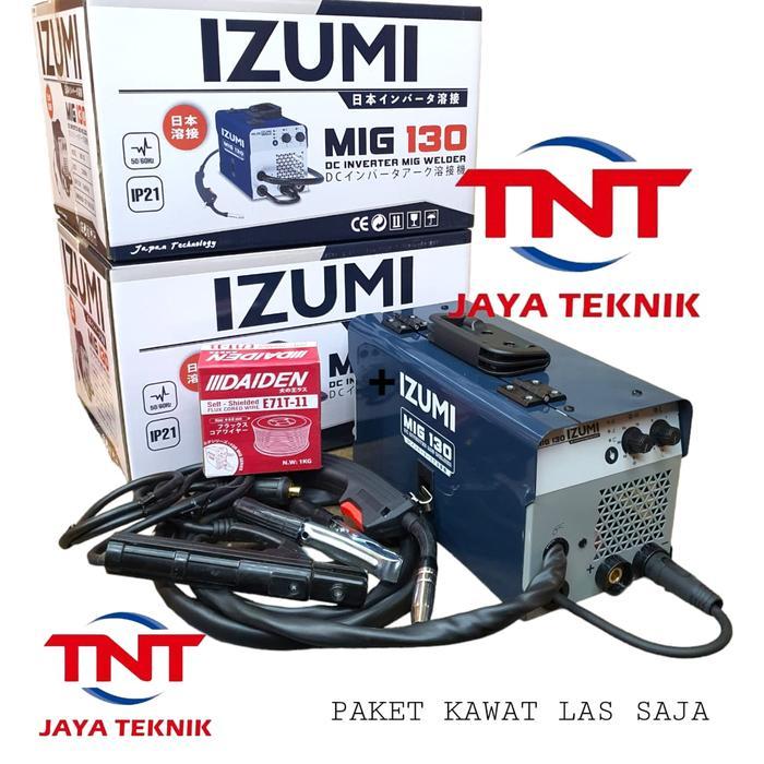 MESIN LAS CO2 IZUMI MIG 130 / TRAFO LAS IZUMI MIG 130 / IZUMI MIG 130 - IZUMI MIG+KAWAT