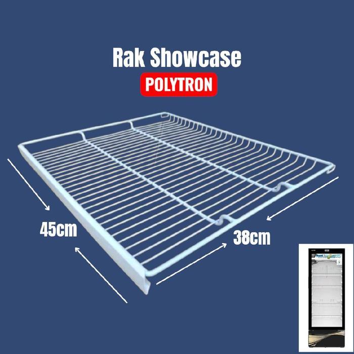 Best Seller Rak Showcase Polytron Ambalan Showcase Polytron Anti Karat Original